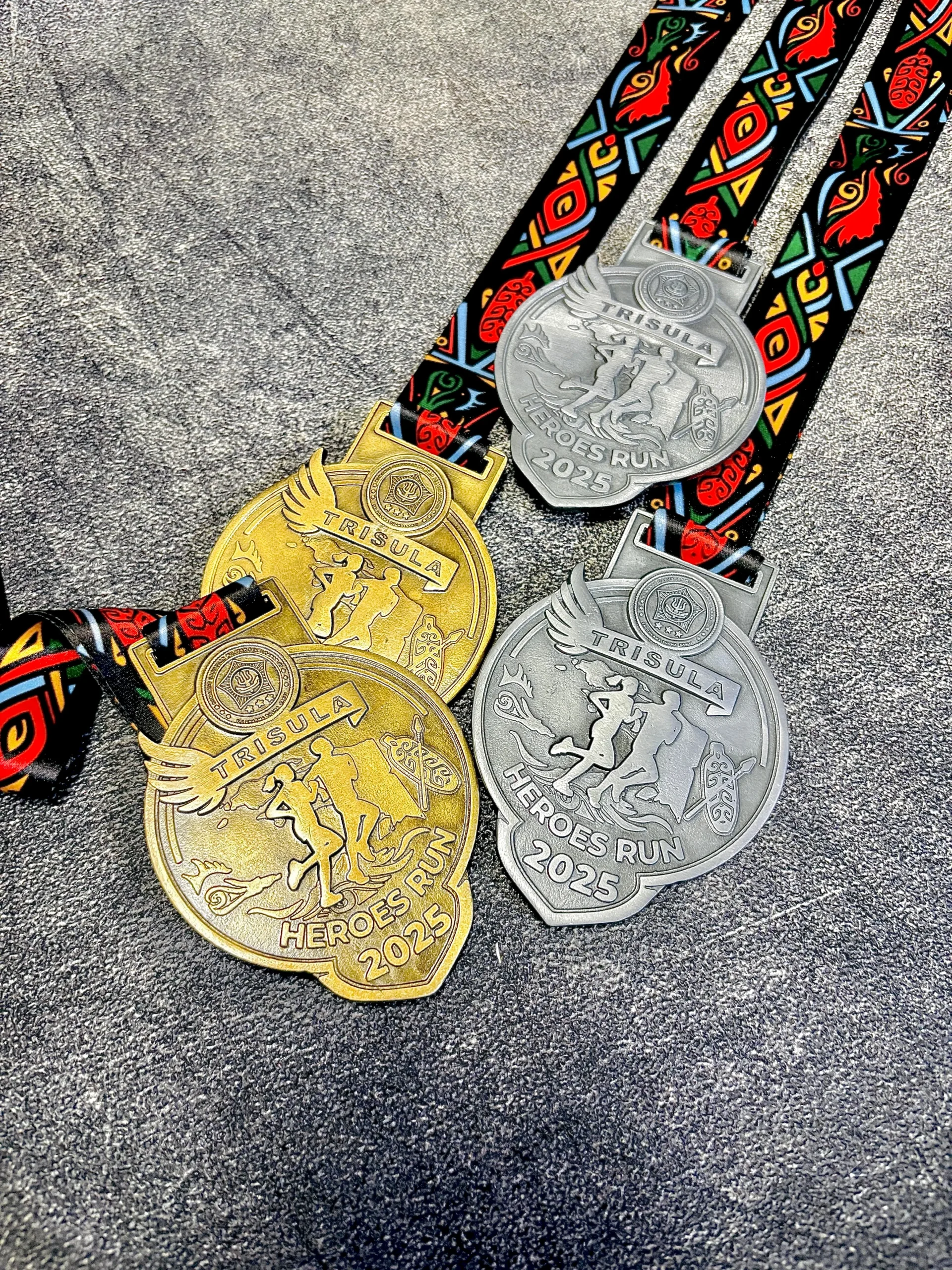 Medali Timah Trisula Heroes Run 1