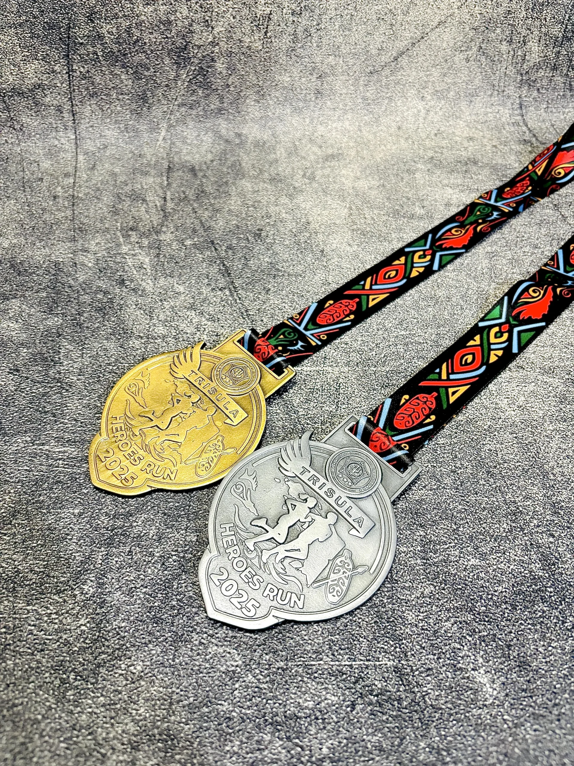 Medali Timah Trisula Heroes Run 5
